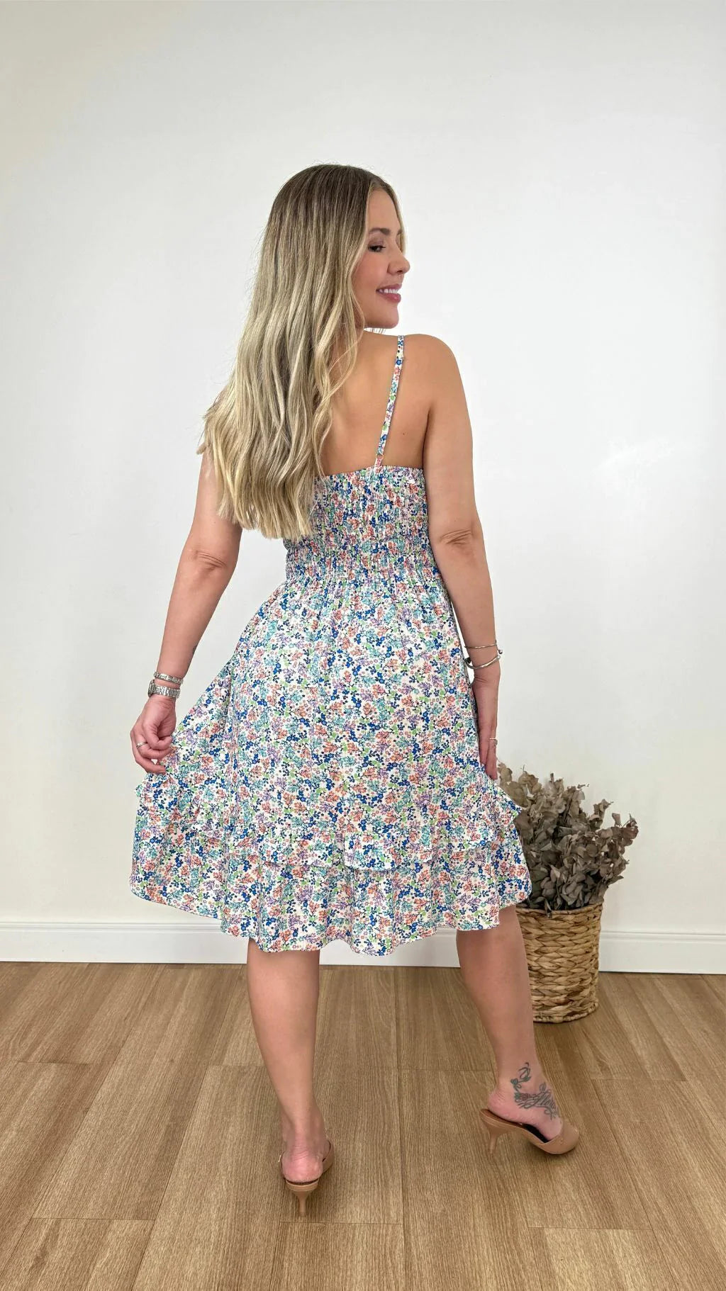 VESTIDO CURTO KAREN FLORIDO