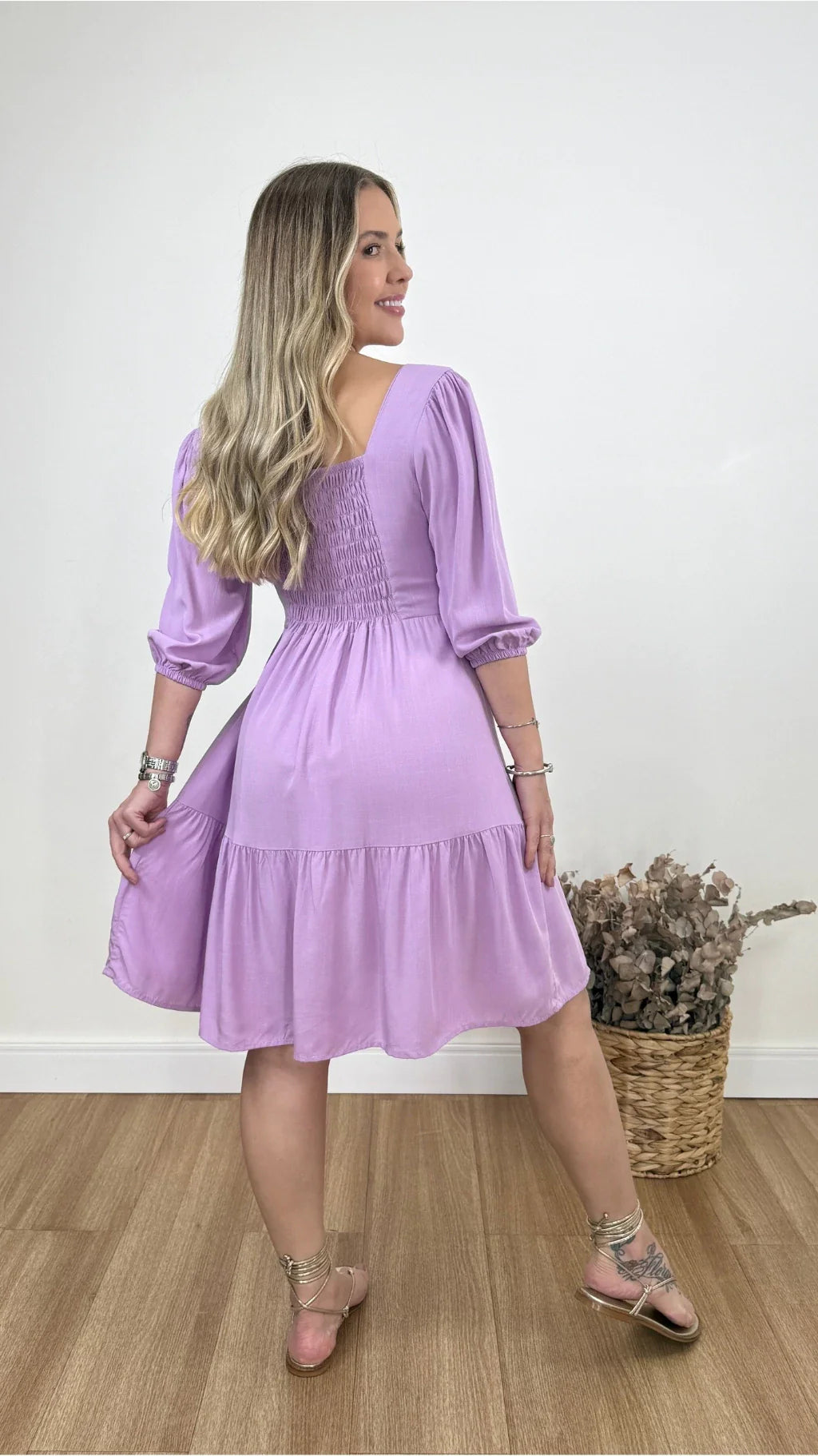 VESTIDO ADÉLIA LISO