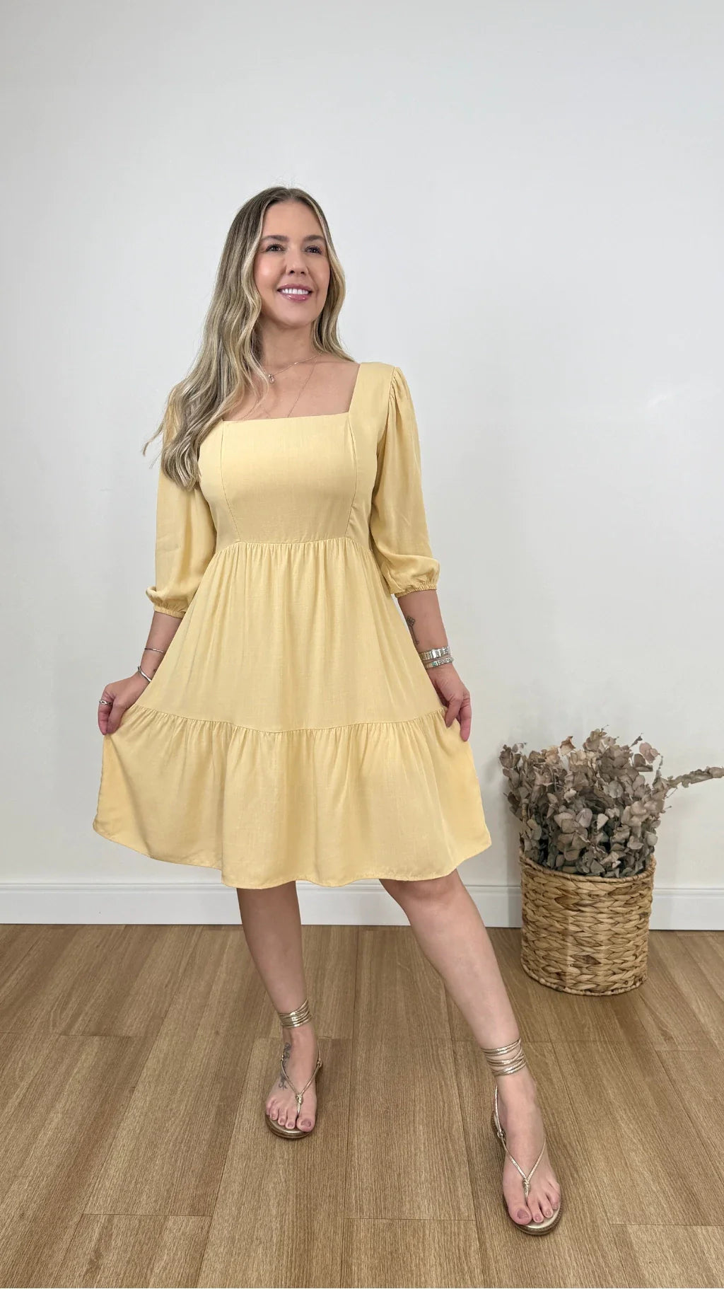 VESTIDO ADÉLIA LISO