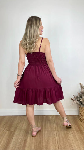 VESTIDO SOFIA CURTO LISO