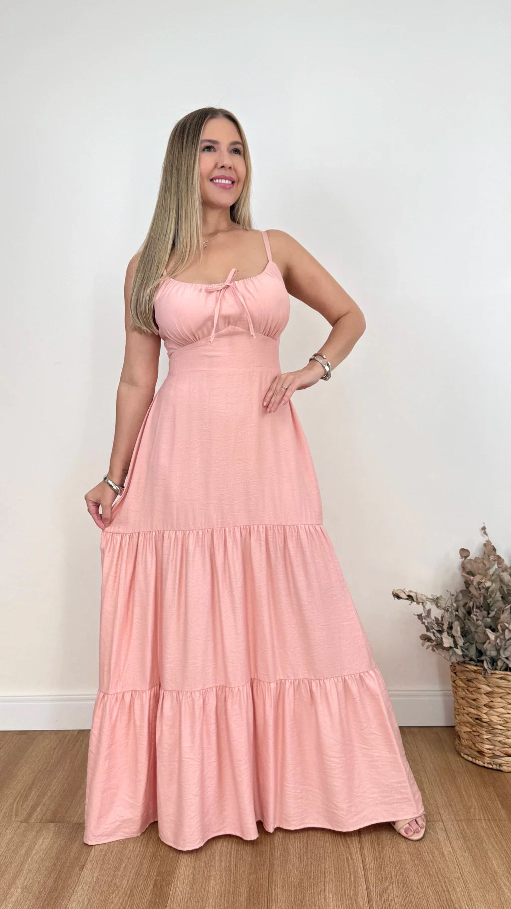 VESTIDO RUBIA LISO